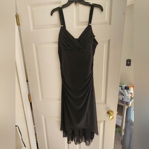 Womens black evening dress